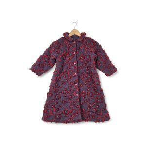 Rare 70s Magi Sage Bessier Girls Coat 6 Boucle Mod Statement Retro Parisian Chic